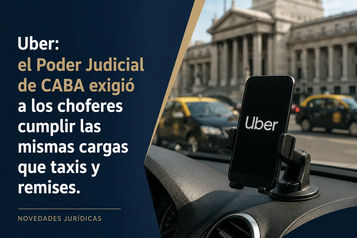 Uber en CABA: la Justicia exigió que los choferes cumplan las mismas cargas que taxis y remises